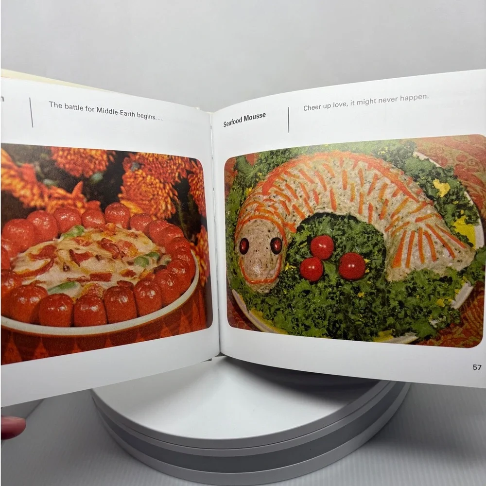 70s Dinner Party Retro Food Anna Pallai Hardcover Book Humor Kitsch 1970s Recipe